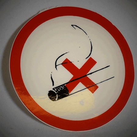 NO SMOKING DEKAL SJÄLVHÄFTANDE 5-PACK