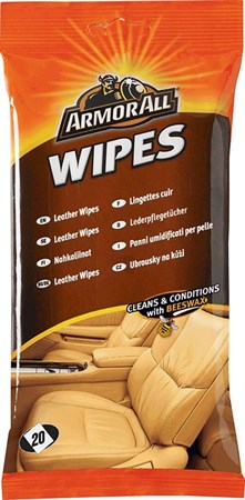 ARMOR ALL LEATHER WIPES 20ST