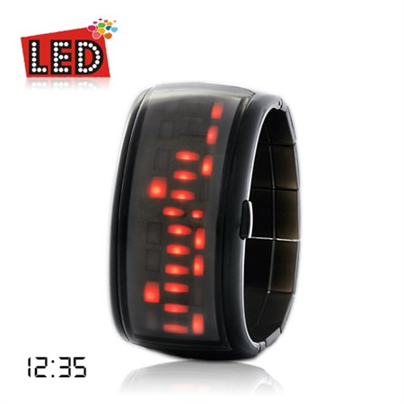 ARMBANDSUR RÖD LED  DOMINI