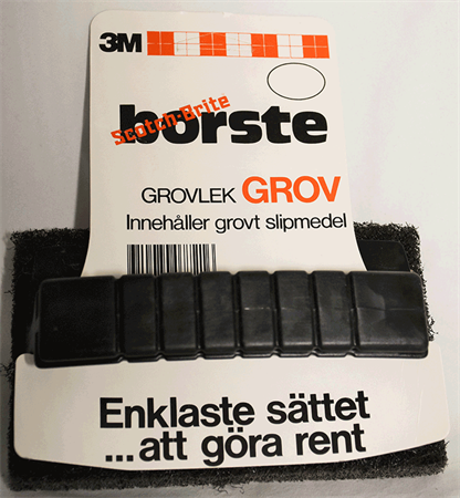 3M SCOTCH BRITE MED HANDTAG GROV